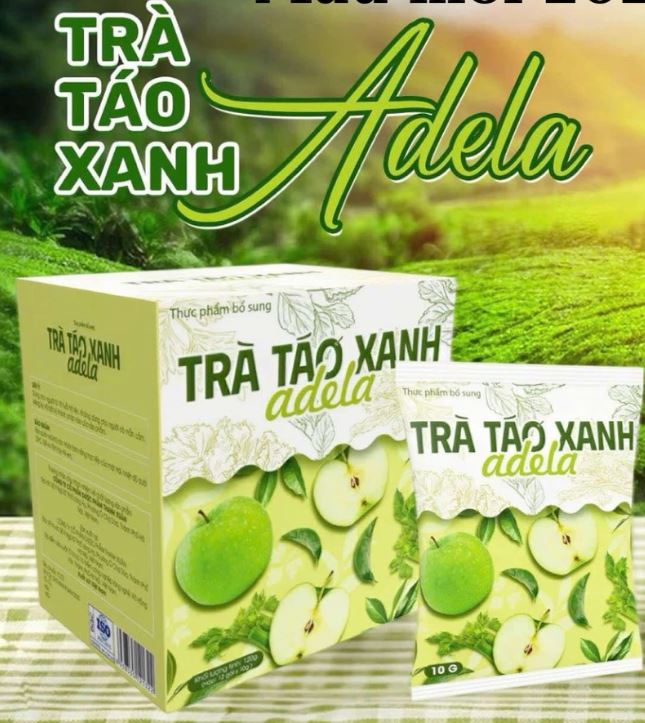 Trà Táo Xanh Thảo Mộc Giảm Cân Adela