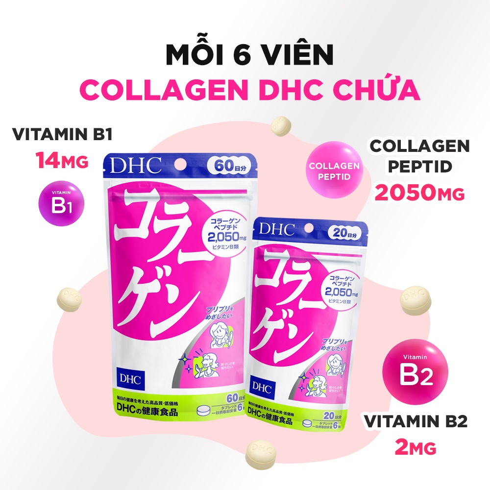 Viên uống DHC collagen Nhật Bản