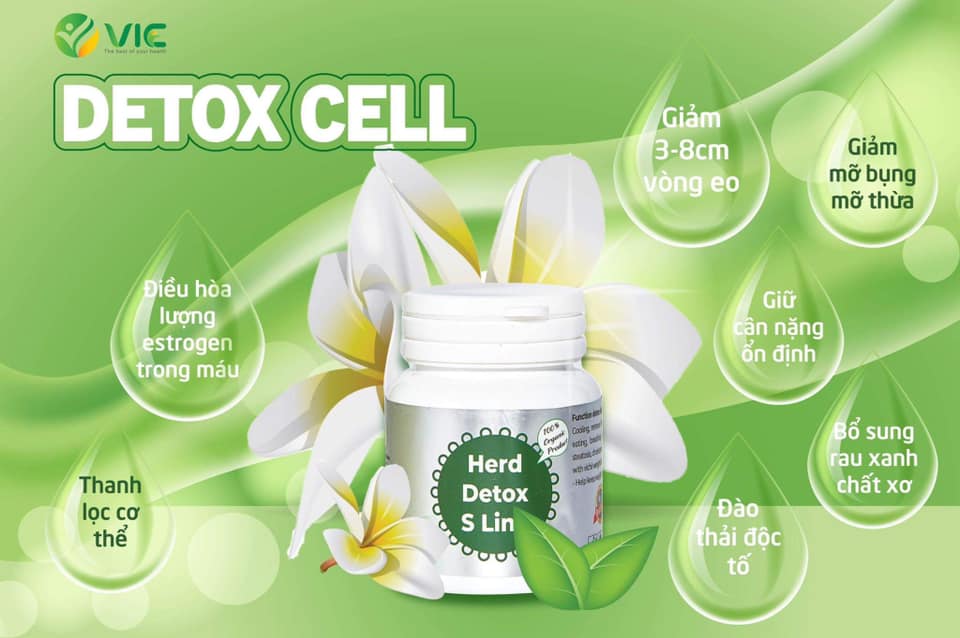 Công dụng của Viên Uống Giảm Mỡ Bụng Herb Detox S Line
