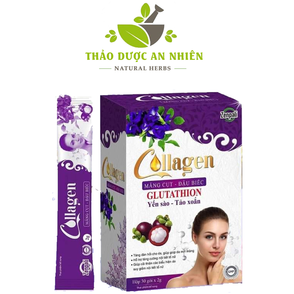 Collagen Măng Cụt Đậu Biếc