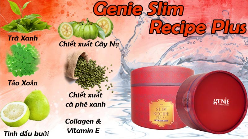 Thành phần của Thuốc Giảm Cân Genie Slim Recipe