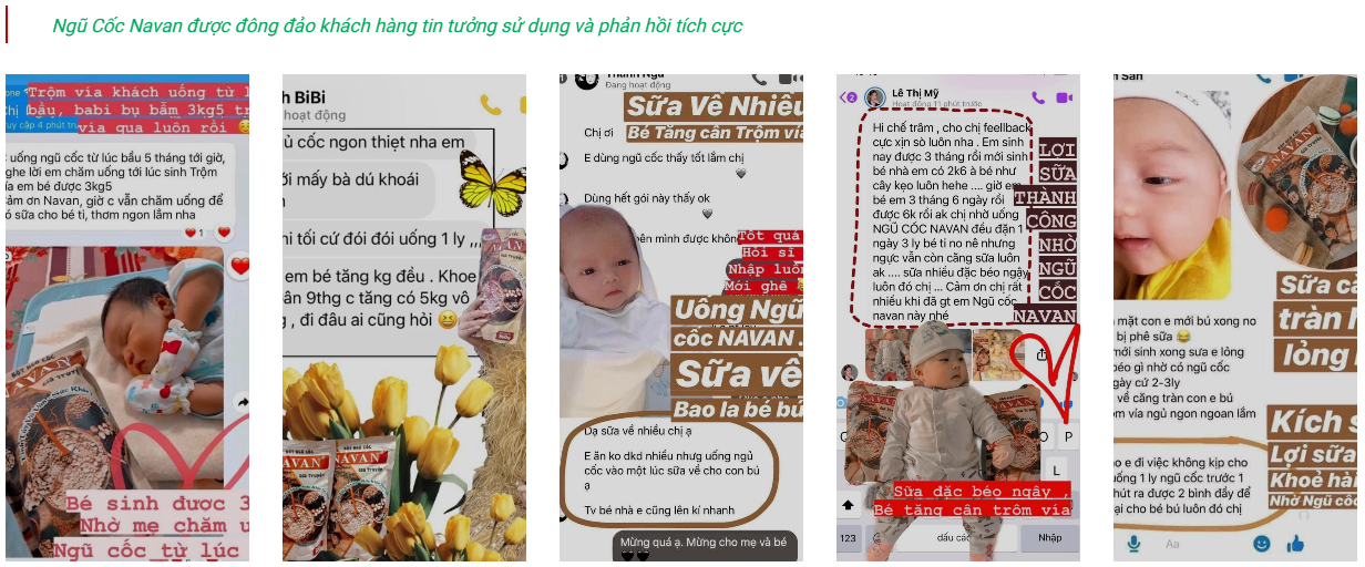 Cảm nhận được sự thay đổi rõ rệt sau khi sử dụng Ngũ Cốc Dinh Dưỡng Navan