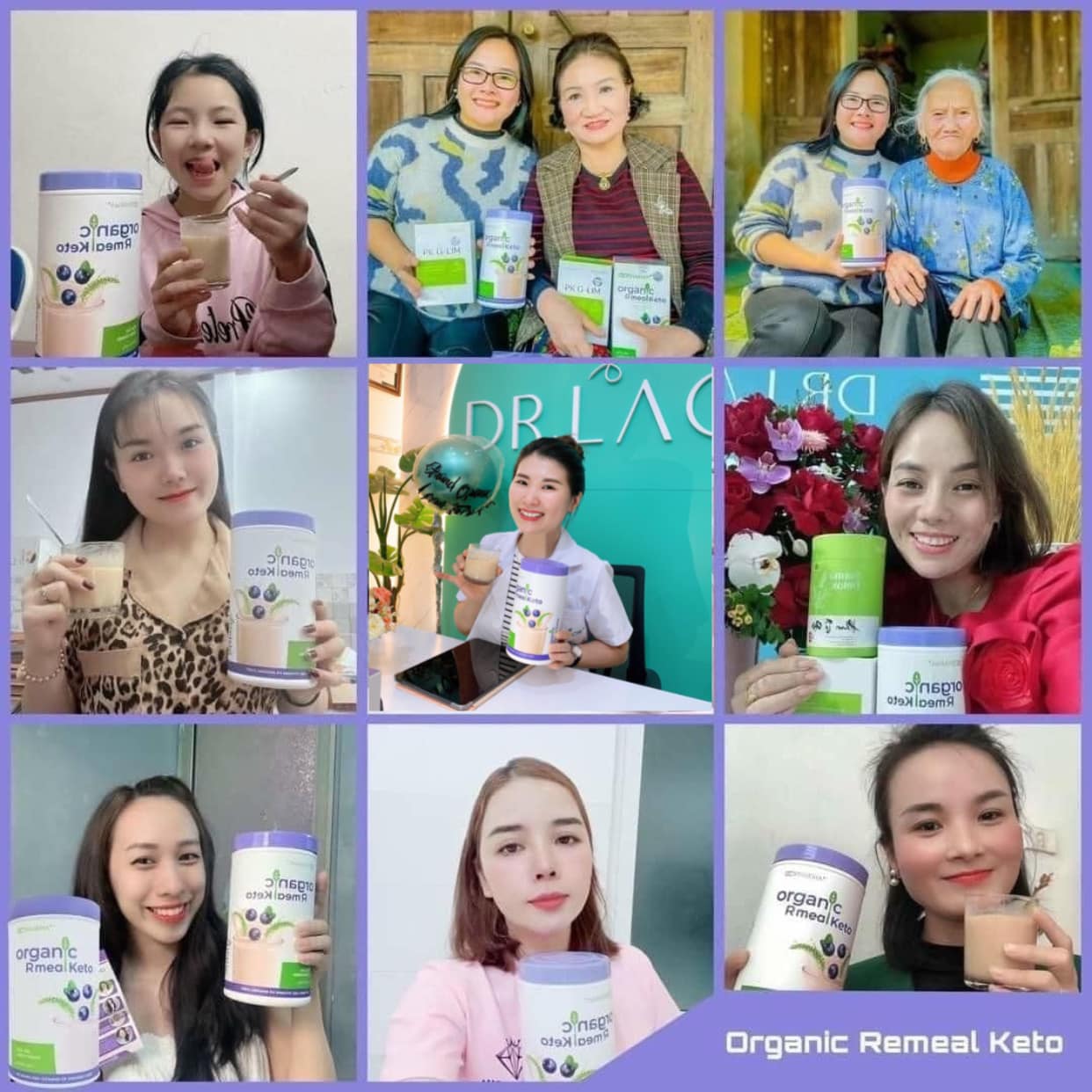 Organic Rmeal Keto có công dụng giảm cân, tăng cân hiệu qủa