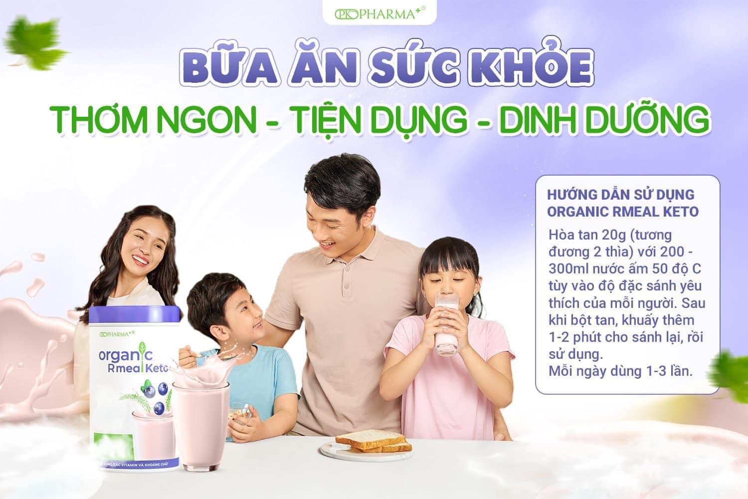 Bữa Ăn Lành Mạnh Organic Rmeal Keto