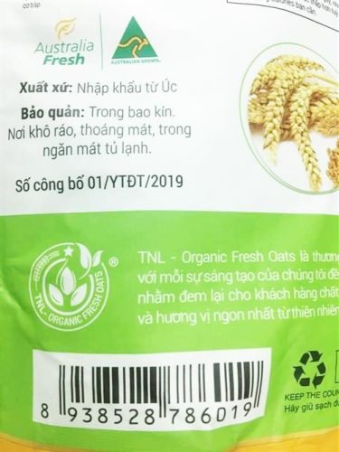 Xem đầy đủ thông tin trên mặt sau của sản phẩm
