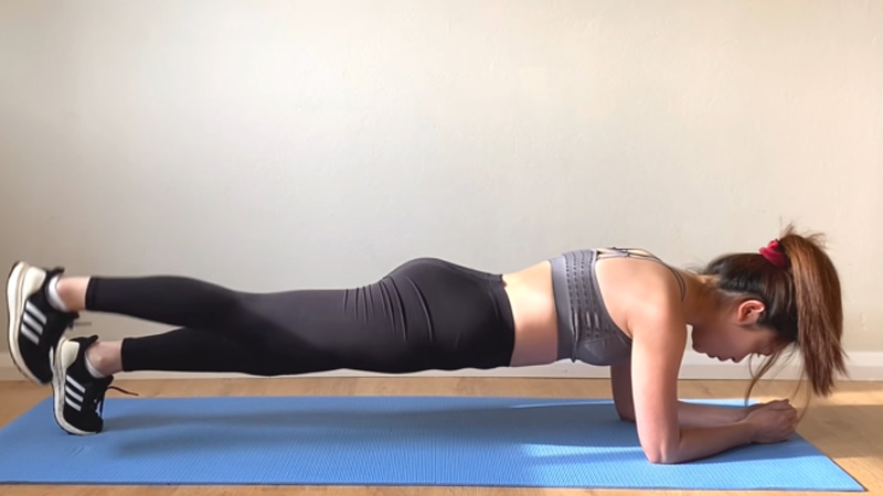 Bài tập giảm mỡ toàn thân plank