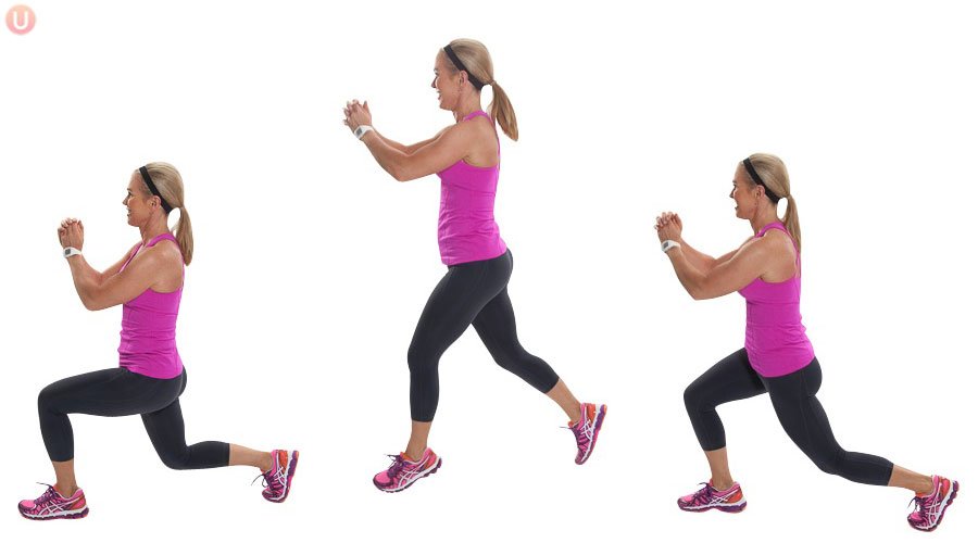 Bài tập đốt mỡ toàn thân lunges