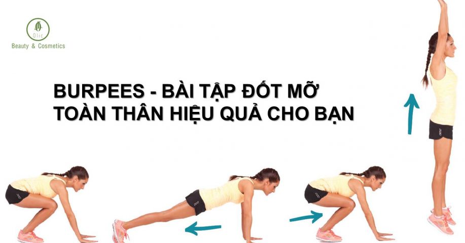 Bài tập đốt mỡ toàn thân burpees
