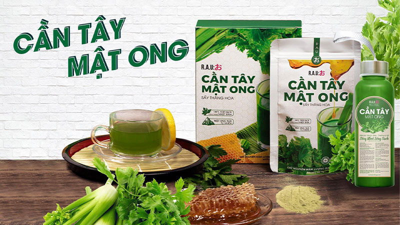 Bột Cần Tây Mật Ong Motree