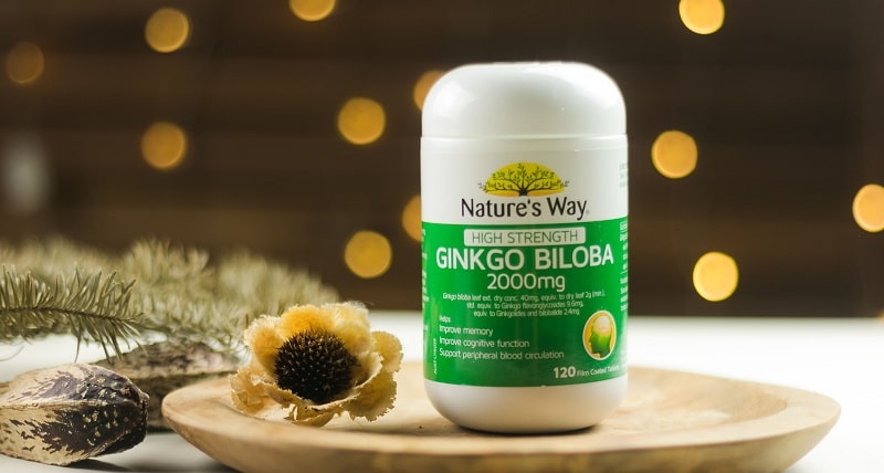 Viên uống bổ não Nature's Way Ginkgo Biloba 2000mg Úc