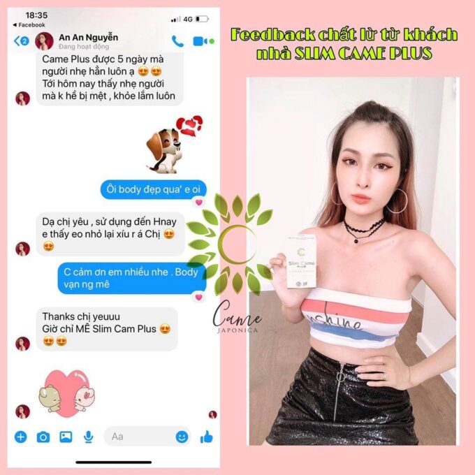 giảm cân came nhận được những phản hồi tích cực từ khách hàng