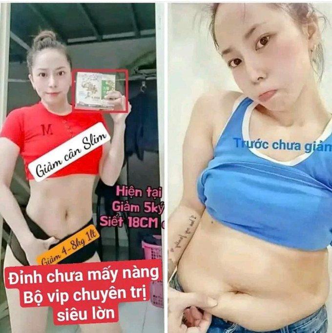 Giảm cân Slim X1000 giảm eo thấy rõ