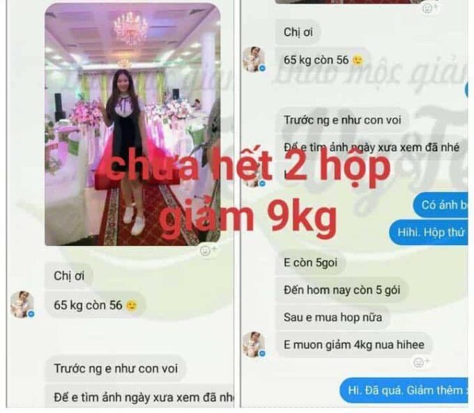 Trà giảm cân vy tea uống không hề gây mệt mõi