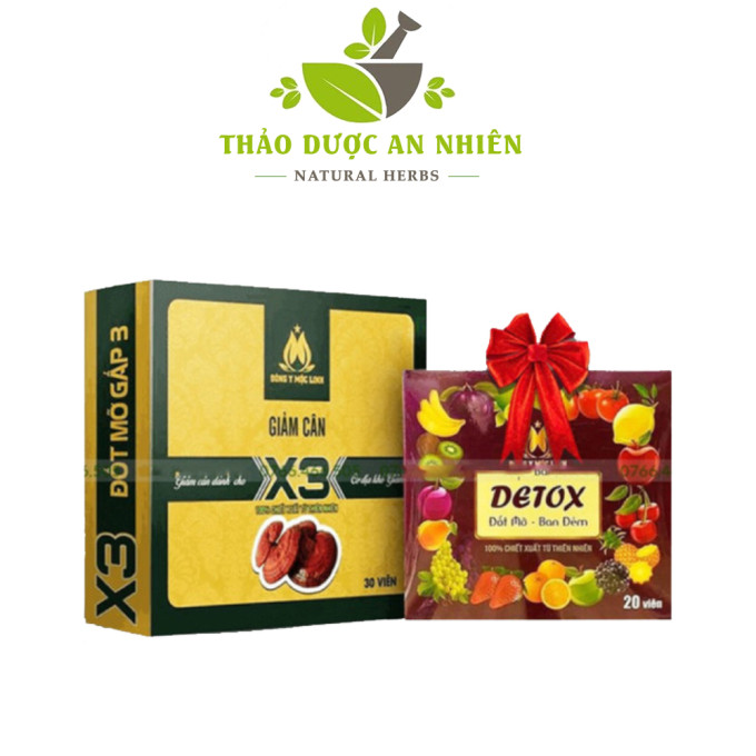 Giảm Cân X3 Đông Y Mộc Linh – Liệu Trình 15 Ngày Giảm 3-5 kg