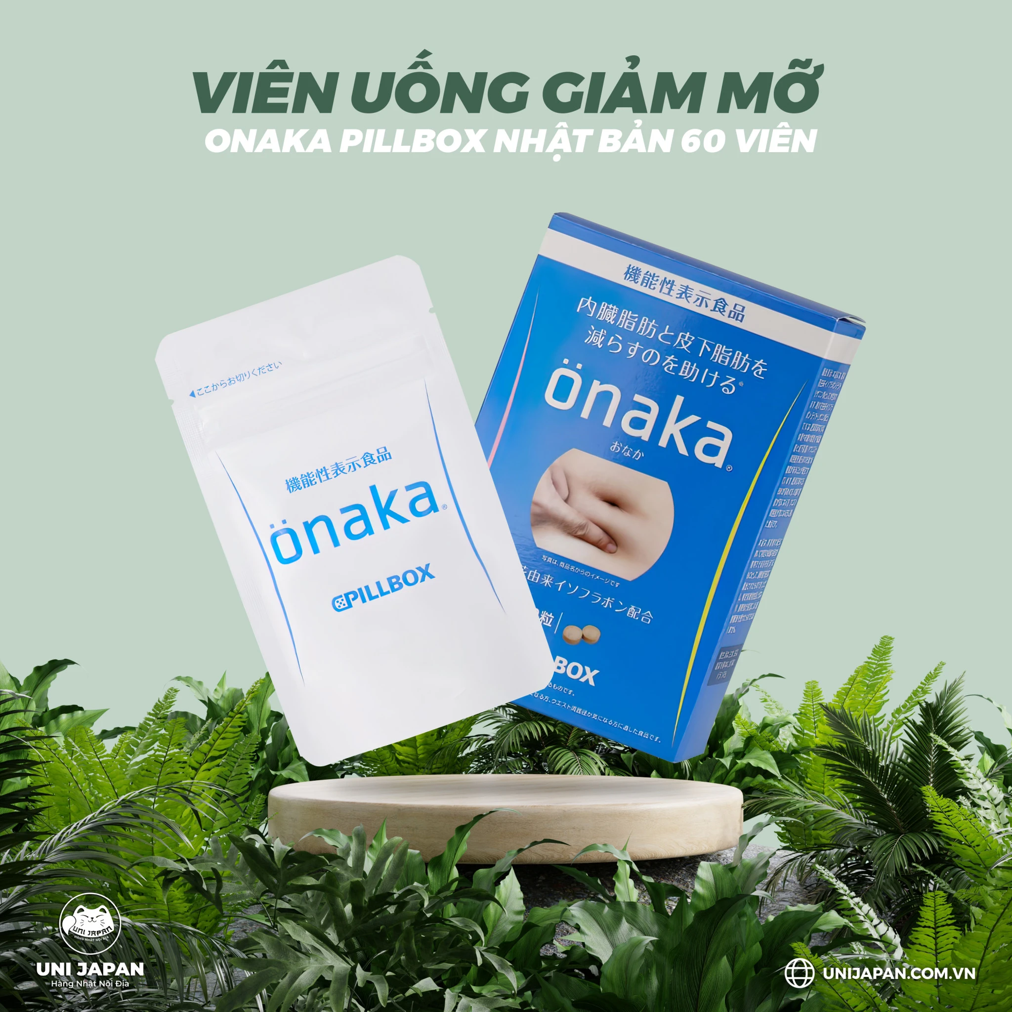 Onaka được chiết xuất từ thảo dược thiên nhiên, lành tính và an toàn cho sức khỏe, không gây tác dụng phụ nghiêm trọng