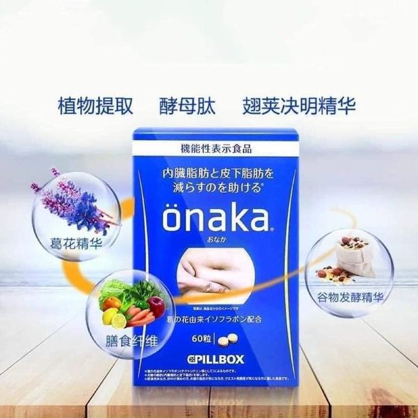 Thành phần của viên giảm mỡ bụng Onaka Pillbox Nhật Bản: