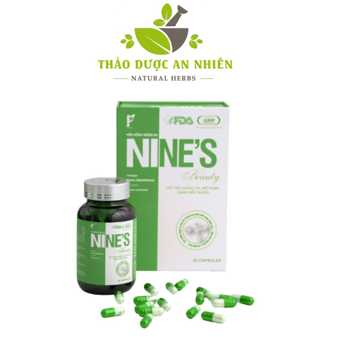 Viên Uống Trắng Da Nine’s Beauty Mẫu Mới Chính Hãng