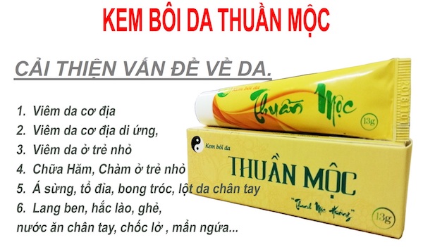 Công dụng của Kem bôi da Thuần Mộc