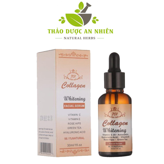 Serum Collagen Vit E 701 Cải Thiện Làm Mờ Đốm Nâu Và Dưỡng Trắng Da