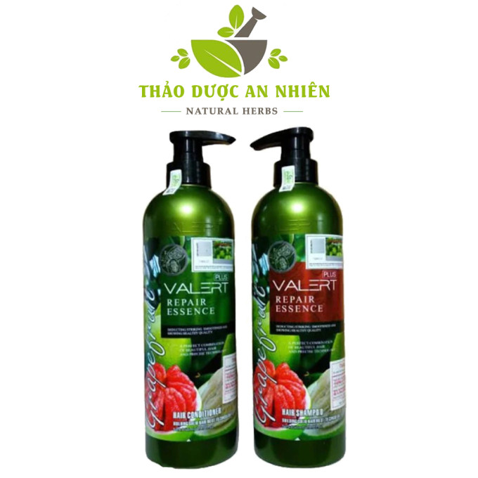 Dầu Gội Bưởi Valert 850ml – Combo Gội – Xả Giảm Rụng, Kích Mọc Tóc