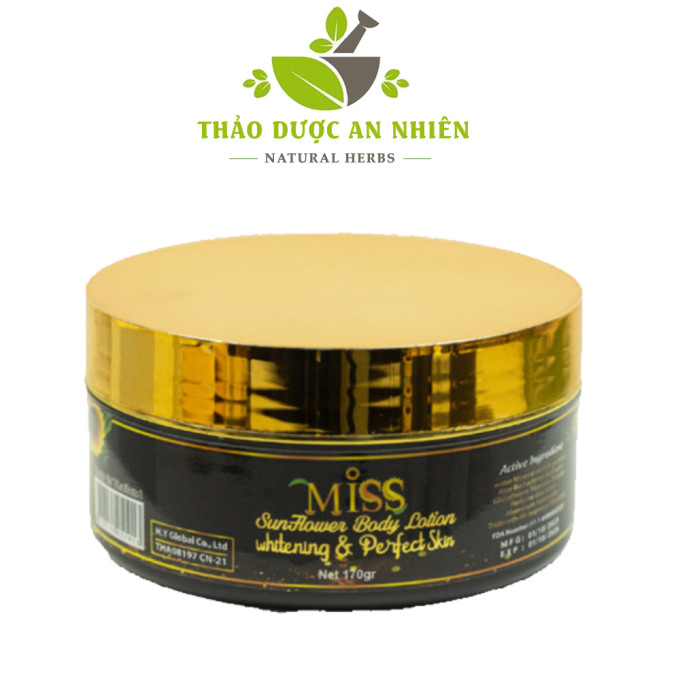 Kem Body Miss Thái Lan Sunflower – Dưỡng trắng, cấp ẩm