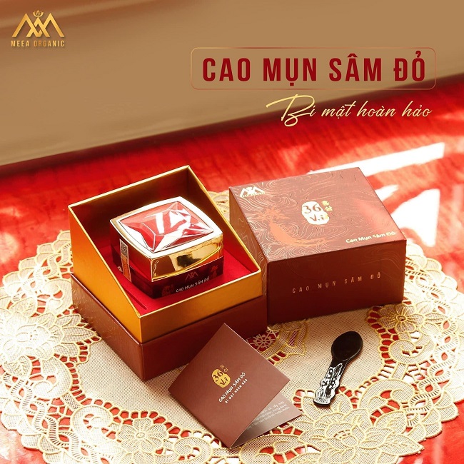 Cao Mụn Sâm Đỏ 36 Vị MEEA Organic Chuyên Trị Mụn