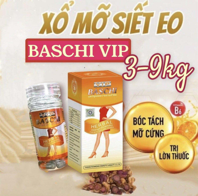 Giảm Cân Baschi Cam VIP Thái Lan - Giảm Cân Hiệu Quả Sau Liệu Trình