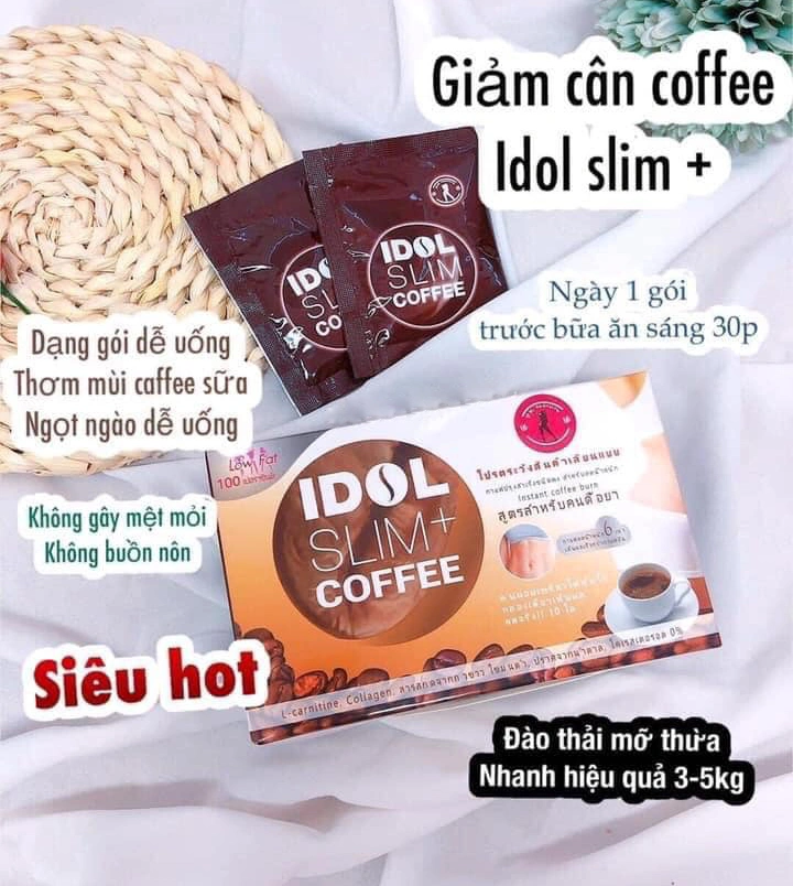 CÔNG DỤNG CÀ PHÊ GIẢM CÂN IDOL SLIM