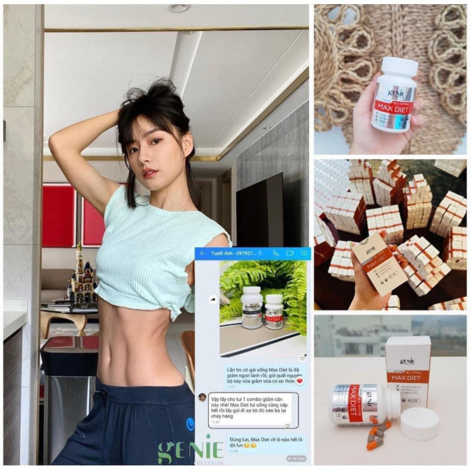 Công dụng của giảm cân Genie Max Diet Hàn Quốc