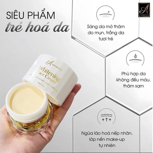 Công dụng Kem Face Chữ A