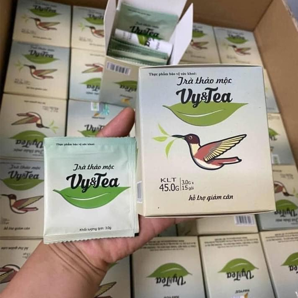 Trà Giảm Cân Vy Tea Hộp 15 gói | Hỗ trợ giảm cân và cải thiện vóc dáng hiệu quả