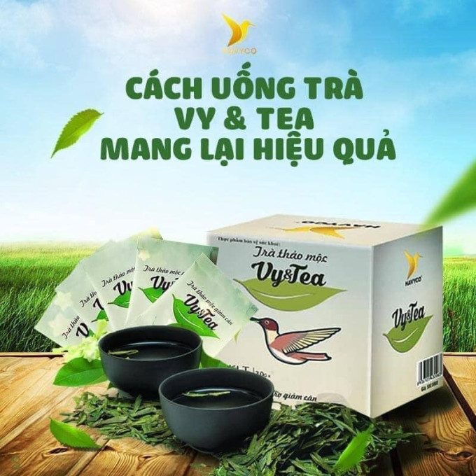 Trà Giảm Cân Vy Tea Hộp 15 gói | Hỗ trợ giảm cân và cải thiện vóc dáng hiệu quả