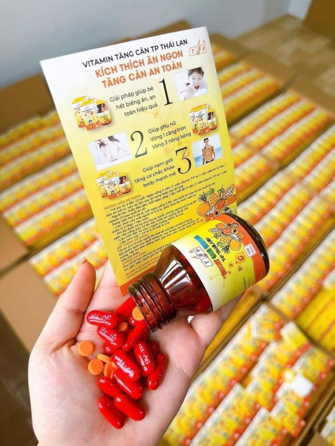 Vitamin Tăng Cân TP Thái Lan Hộp 100 Viên – Hàng Chính Hãng