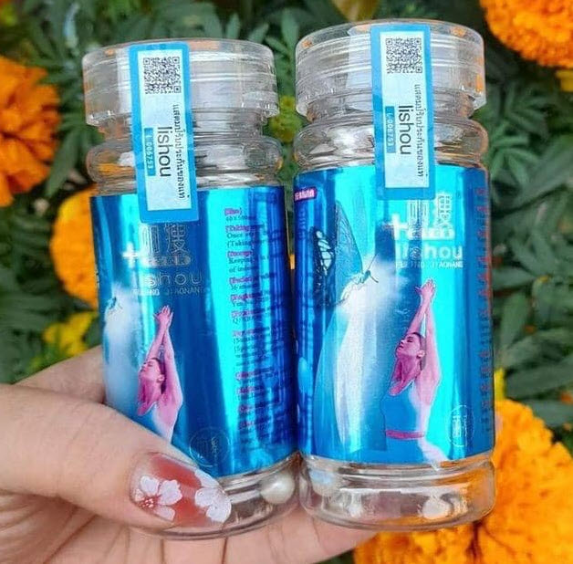Giảm Cân Lishou Phục Linh Xanh Hộp 40 Viên Chính Hãng