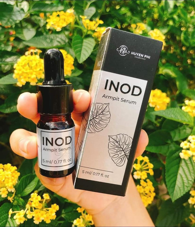Serum trị hôi nách INOD Huyền Phi là sản phẩm chăm sóc vùng da dưới cánh tay với thành phần từ thảo dược thiên nhiên